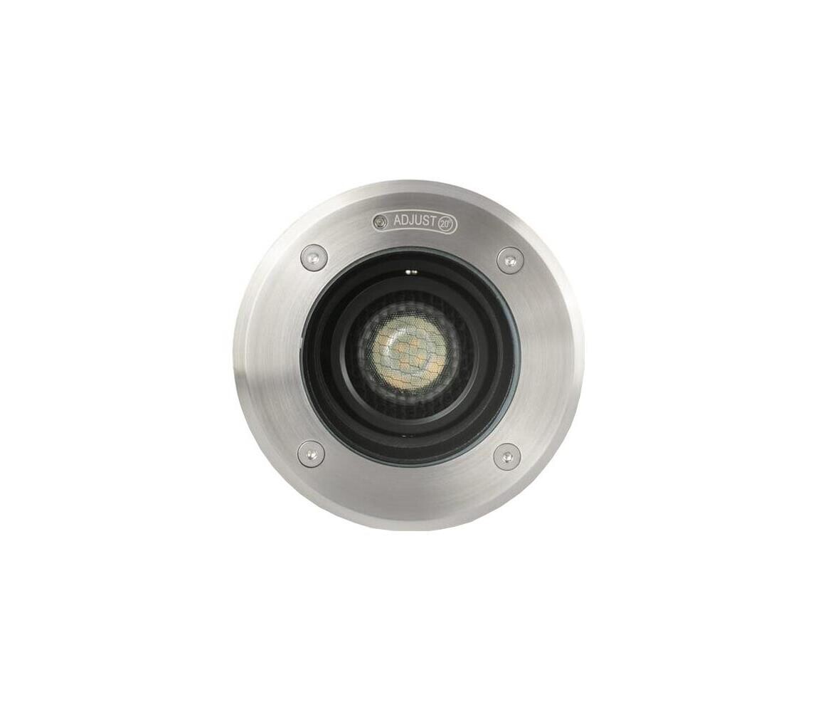 FARO Barcelona FARO 70310 - Venkovní nájezdové svítidlo GEISER 1xGU10/8W/230V IK08 IP67 nerez 70310