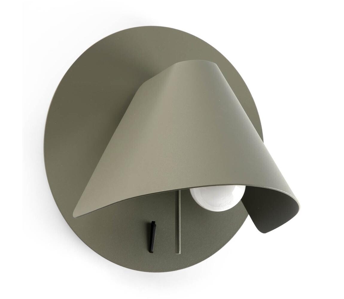 FARO Barcelona FARO 62356 - Nástěnné bodové svítidlo NOON 1xE27/15W/230V zelená 62356