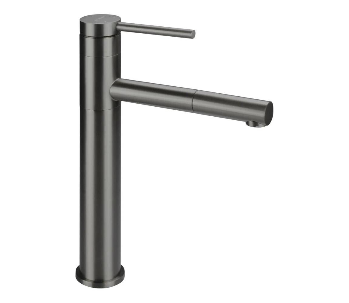 Deante BGE_D22K - Umyvadlová baterie s vytahovací sprškou ORA 30,9 cm titan BGE_D22K