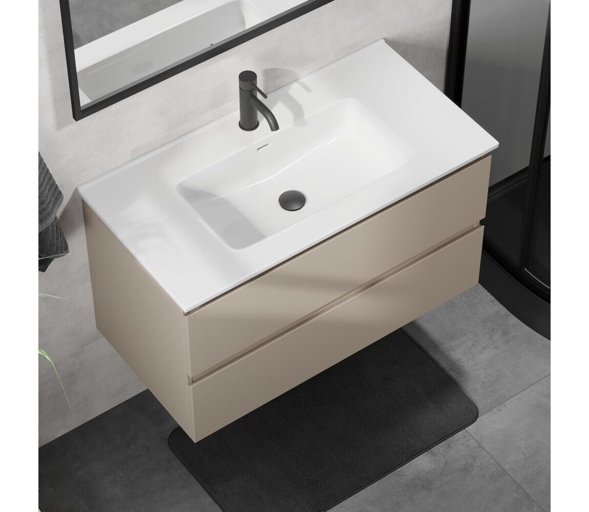 BATH DELUXE Koupelnová skříňka s umyvadlem KENWOOD 91 cm marakesh/bílá BT0123+BT0230