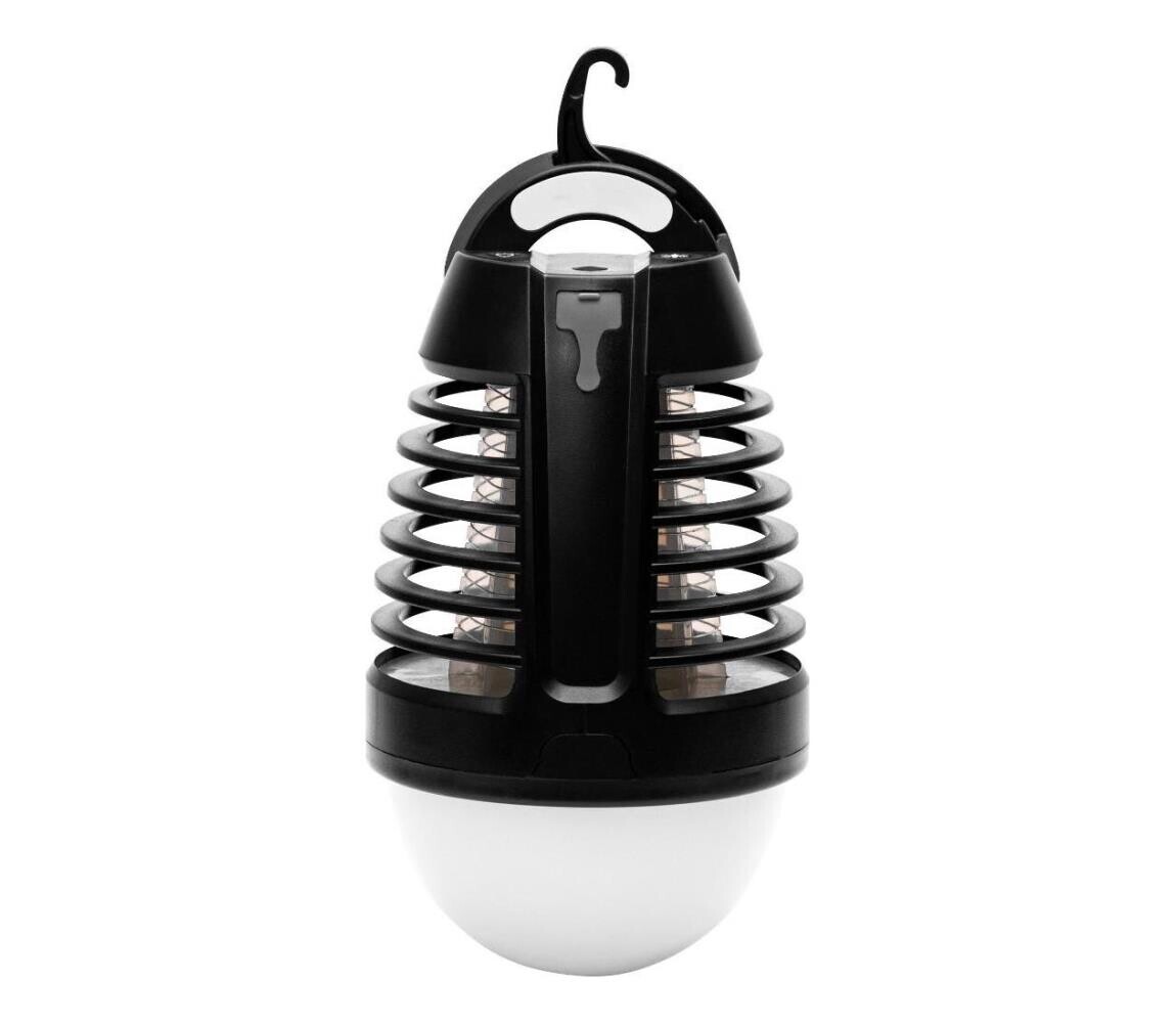 - LED Přenosná nabíjecí lampa s lapačem hmyzu LED/5W/1800 mAh IP44 černá 52001456