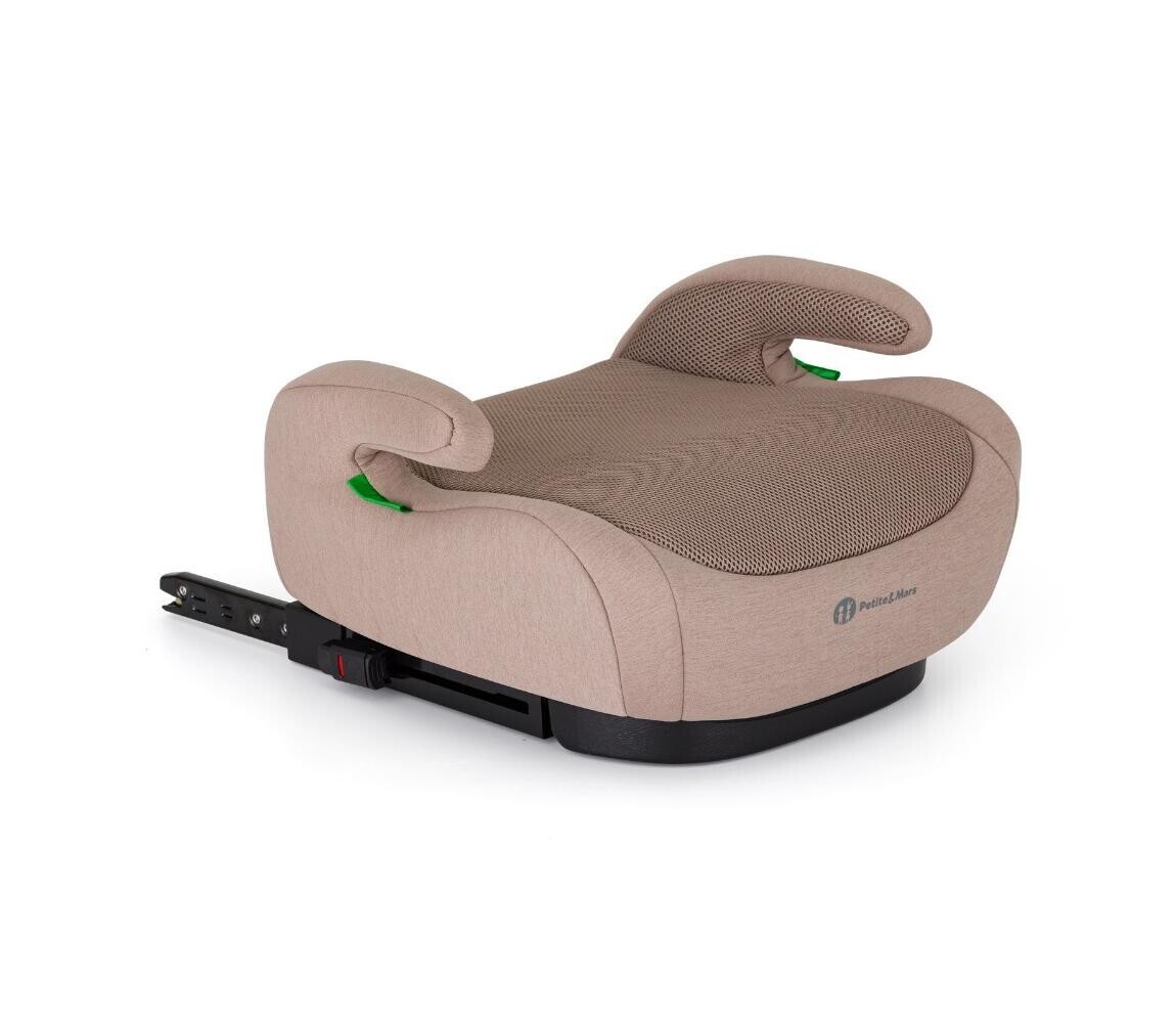PETITE&MARS -Podsedák do auta OPTIMUS PRO i-Size Air 125-150 cm (22-36 kg) hnědá 647497