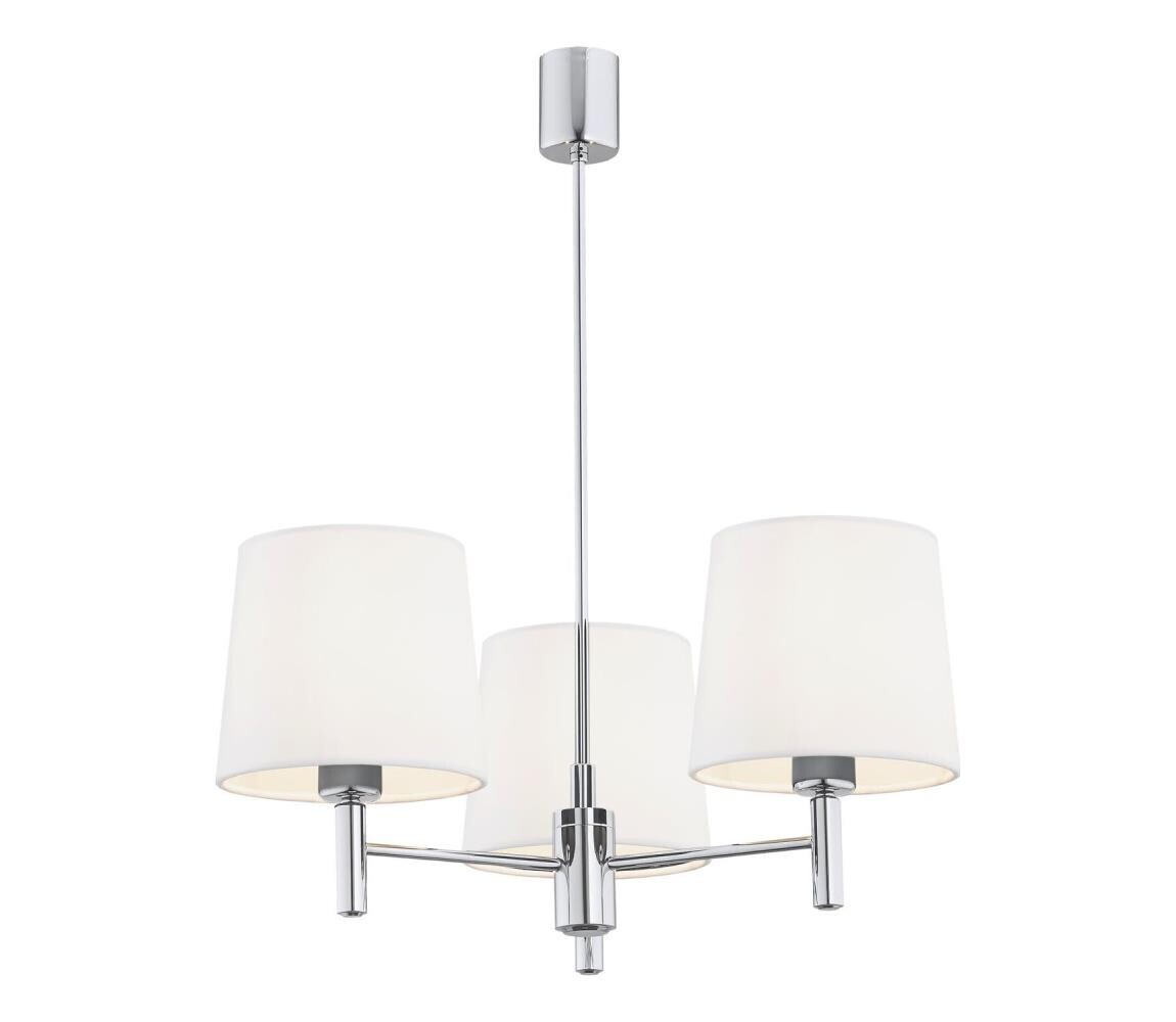 Brilagi - Lustr na tyči MONTE 3xE27/15W/230V krémová/lesklý chrom 8590828053477