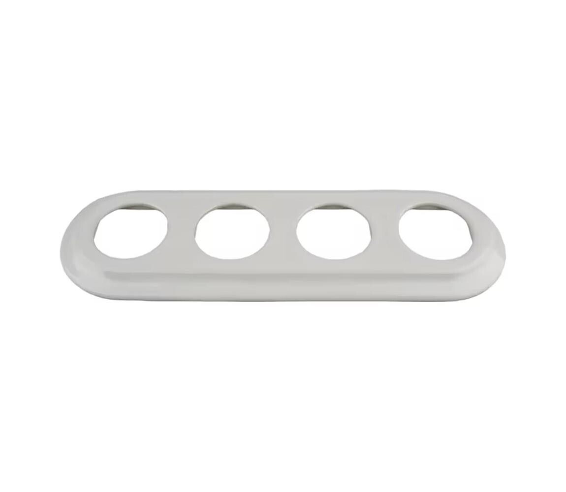 Reblig - Porcelánový retro rámeček čtyřnásobný bílá RG464-W