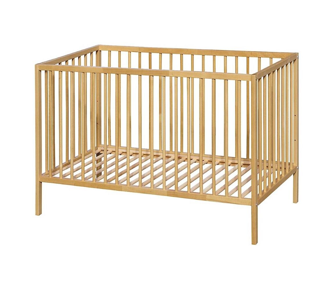 PETITE&MARS - Dětská postýlka NELA BEECH 120x60 cm buk 940391