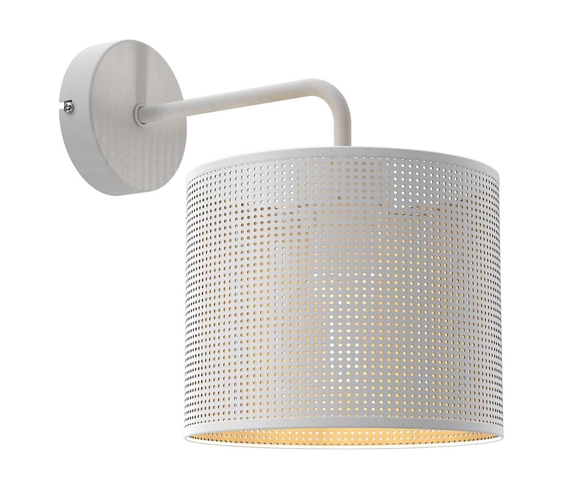 Nástěnná lampa LOFT SHADE 1xE27/60W/230V bílá/zlatá 5259
