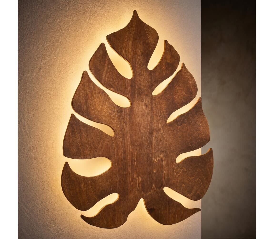 Nástěnné svítidlo MONSTERA 3xG9/8W/230V hnědá 5427