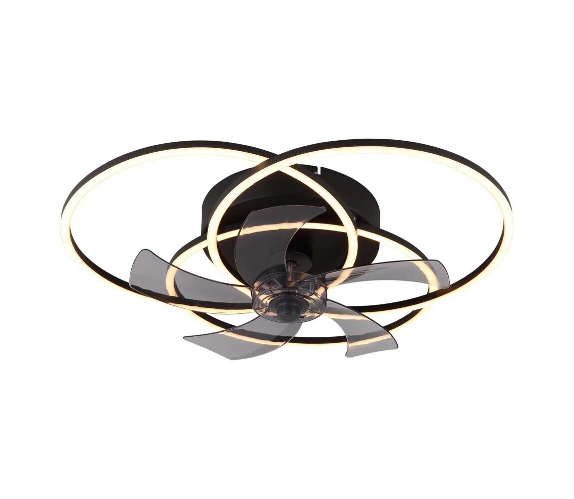 Globo 03645 - LED Stm stropní látor ALIA LED/40W/230V 3000-6500K černá+DO 03645