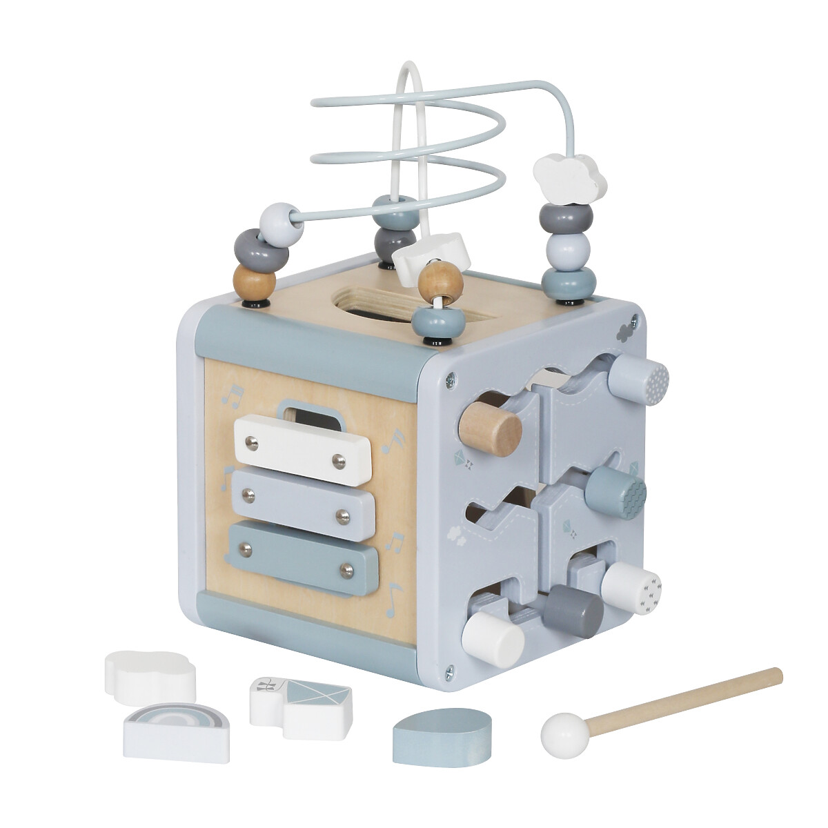 Motorická aktivizační kostka - Activity cube Bibi