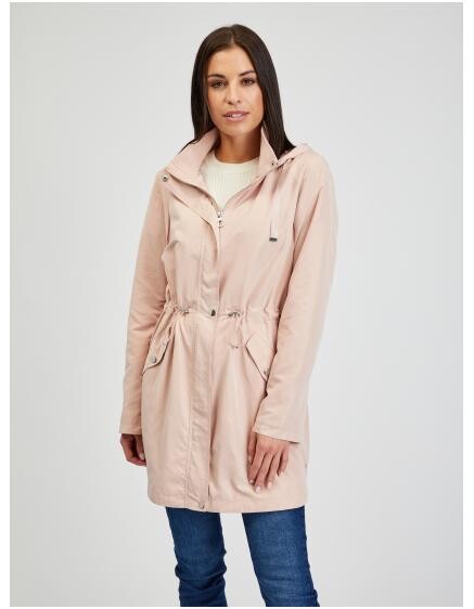 Světle růžová dámská parka ORSAY Patrice 34