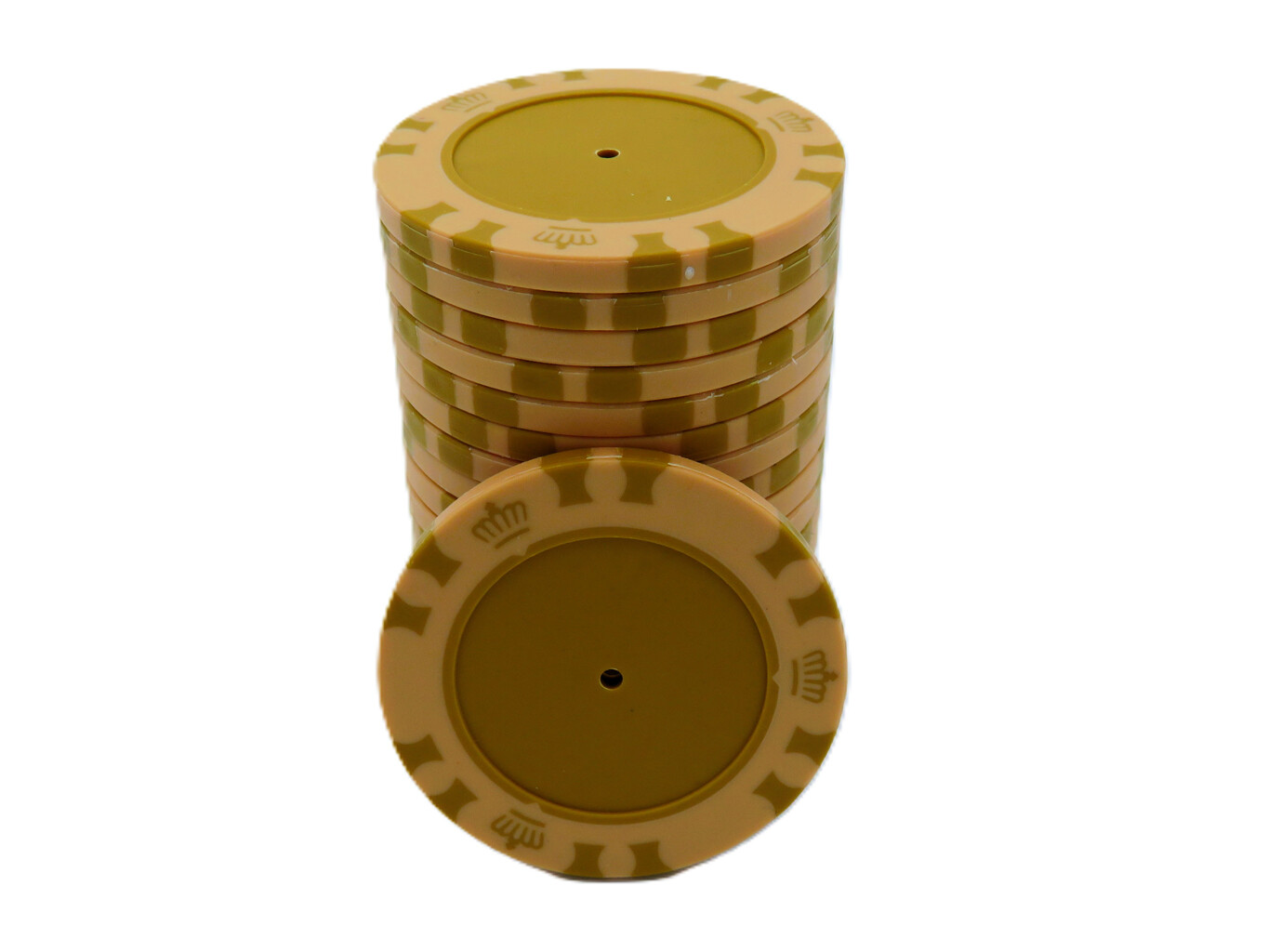 Kusový žeton na poker Las Vegas Blanc - apricot
