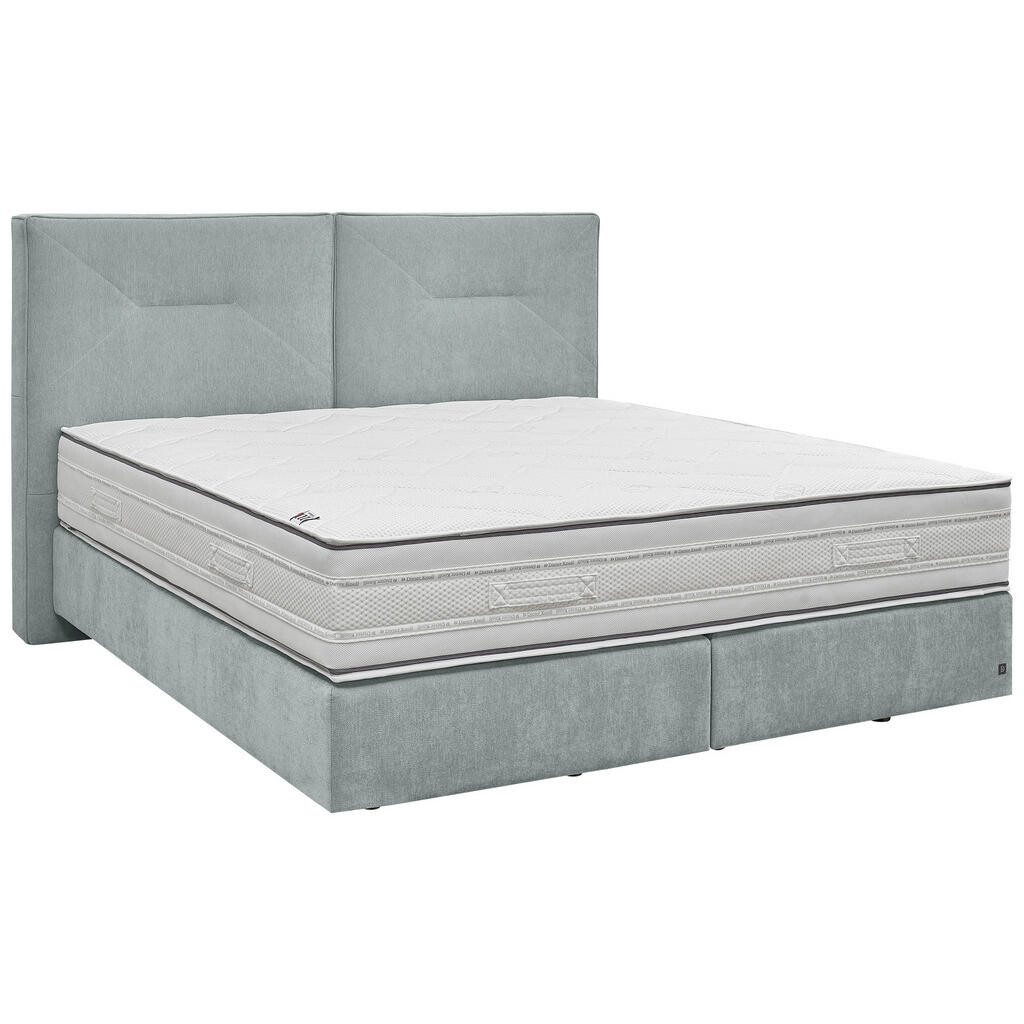 Dieter Knoll POSTEL BOXSPRING, 180/200 cm, světle modrá