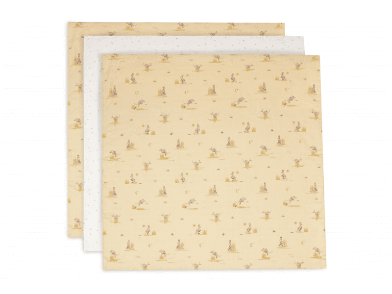 Jollein Pleny 3 ks 70x70 cm Kangaroots