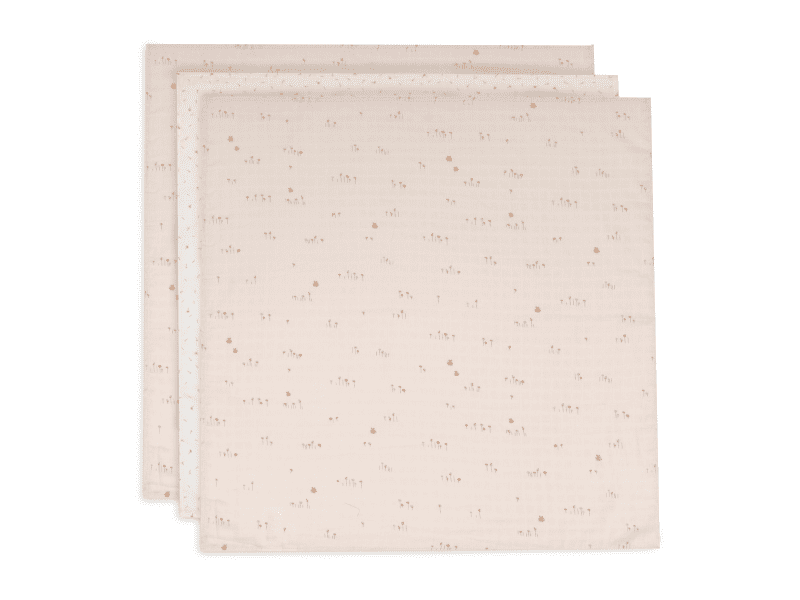 Jollein Pleny 3 ks 70x70 cm Pretty Picnic