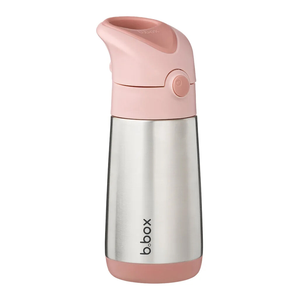 B.BOX Termoska na pití s brčkem 350 ml - blush crush