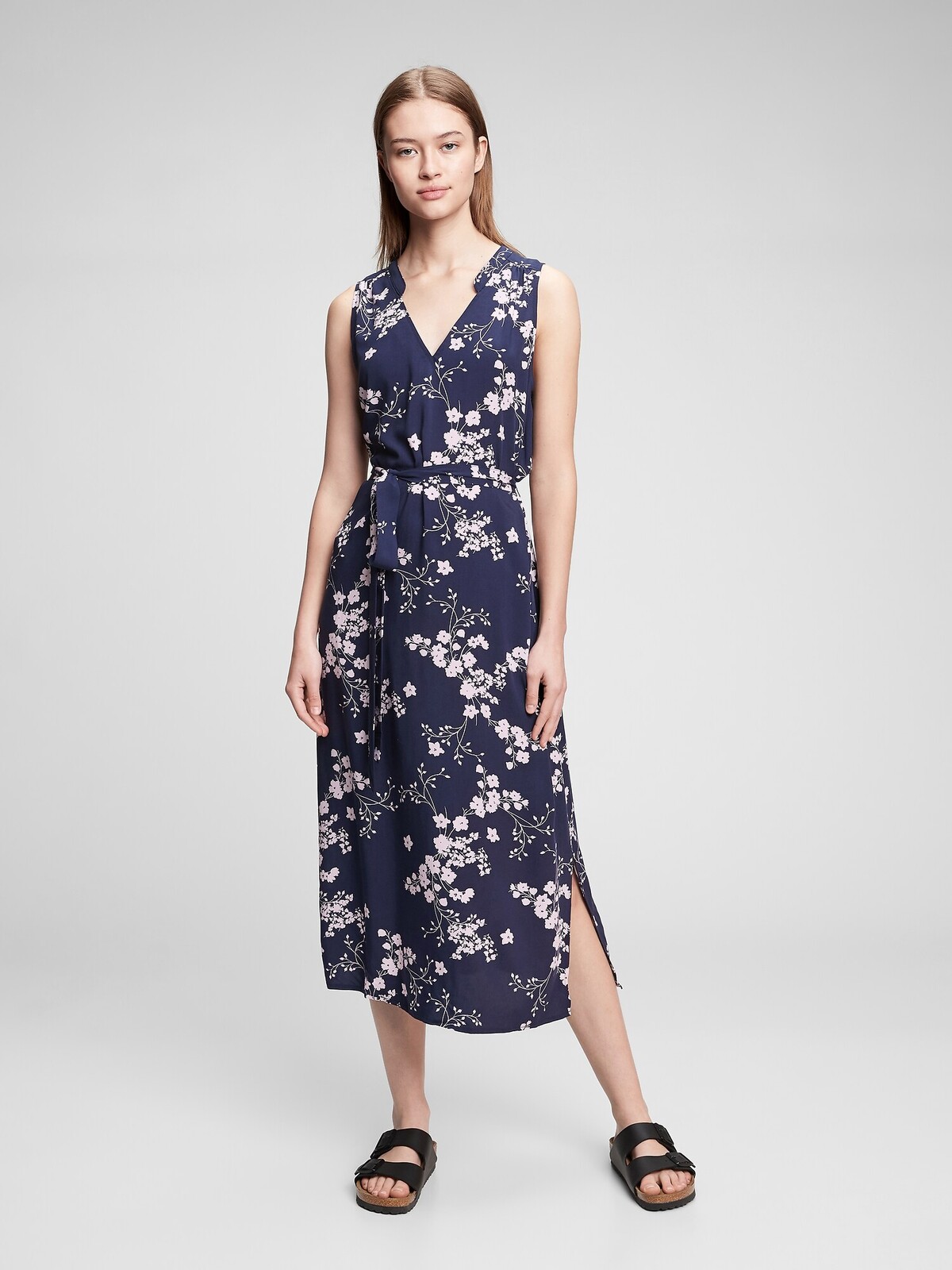 GAP Šaty zen neck maxi - Dámské