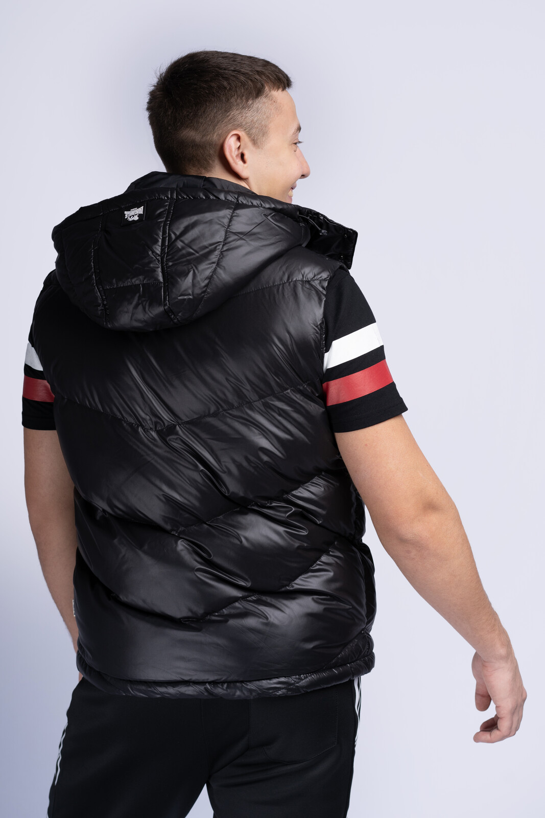Pánská vesta Lonsdale 117157-Black