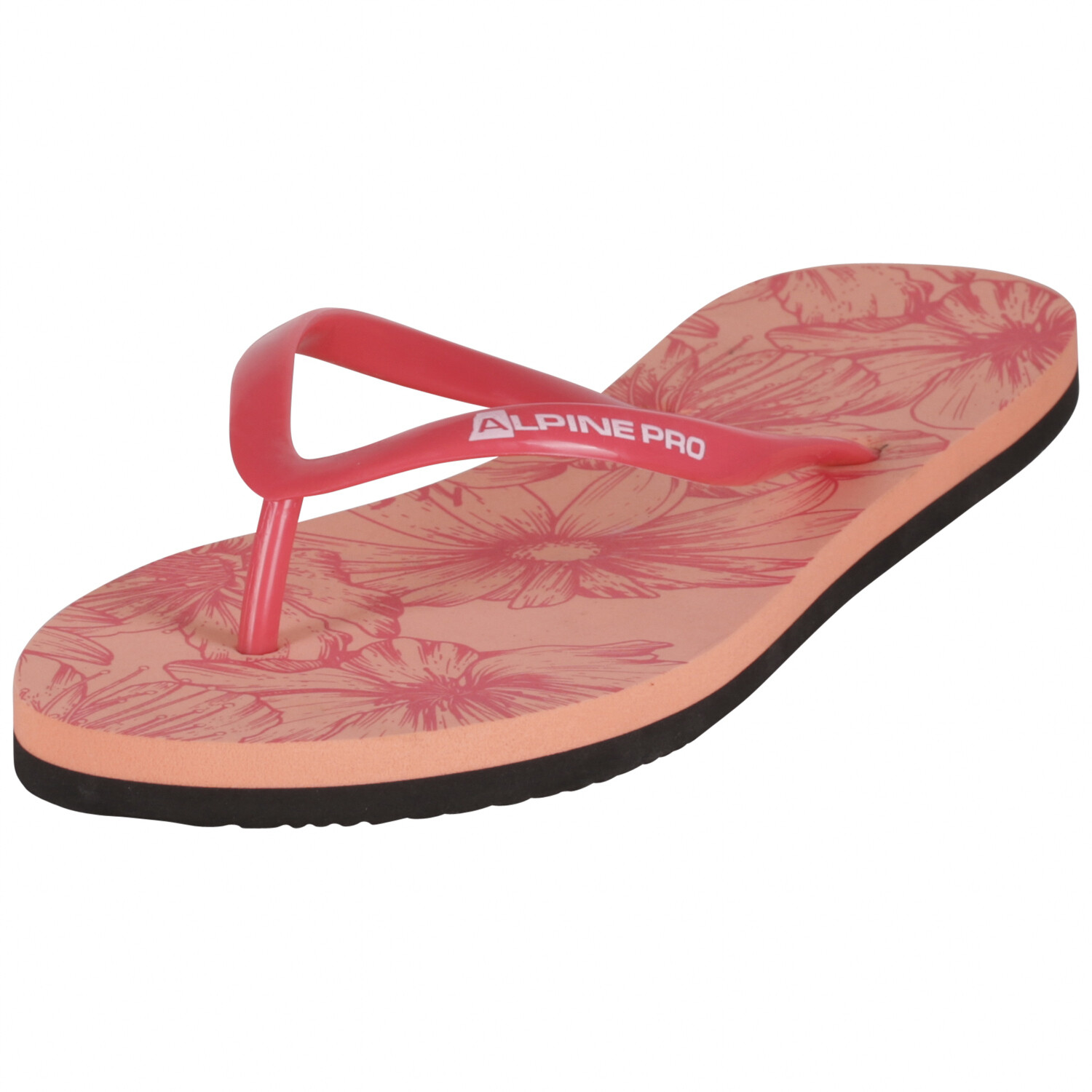 Dámské letní žabky ALPINE PRO NERILLA peach pink