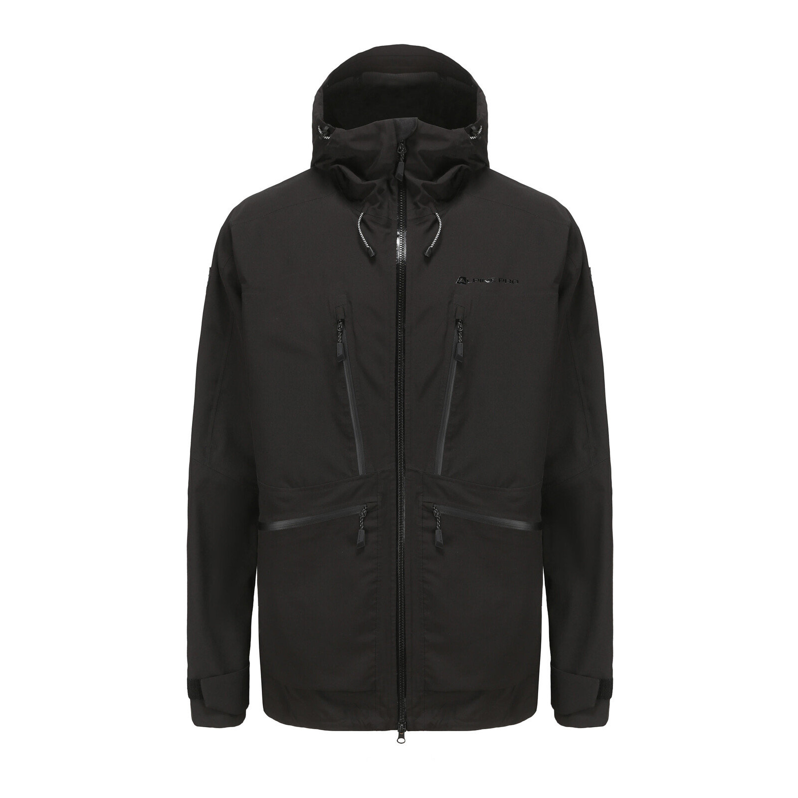Pánská bunda s membránou ptx ALPINE PRO DUNAC black
