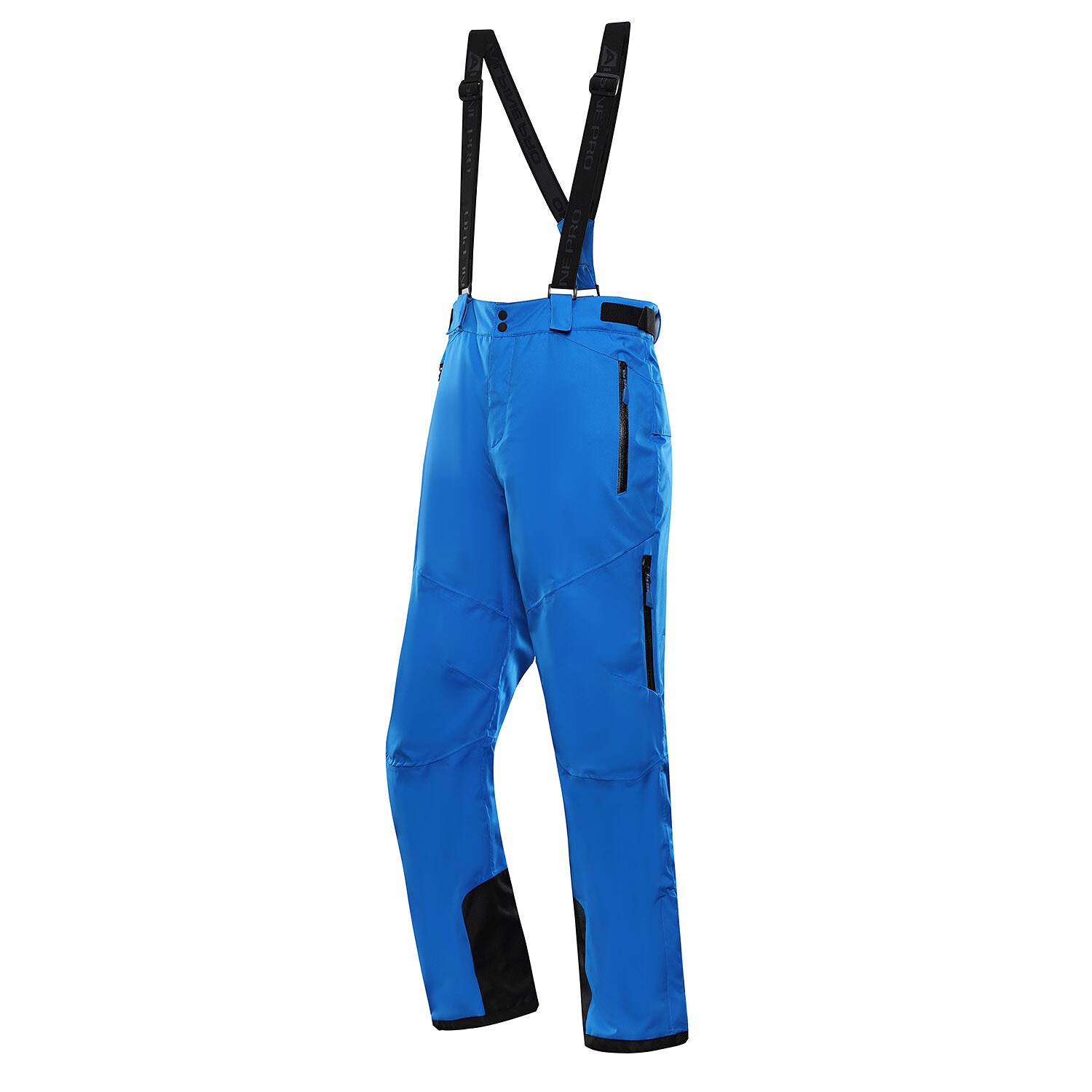Pánské lyžařské kalhoty s membránou ptx ALPINE PRO LERMON electric blue lemonade