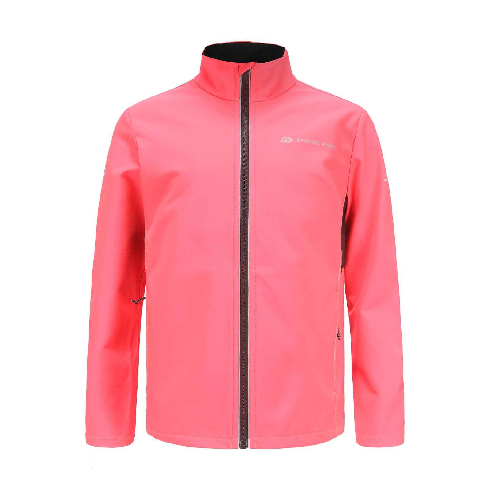 Dětská softshellová bunda ALPINE PRO GESSECO diva pink