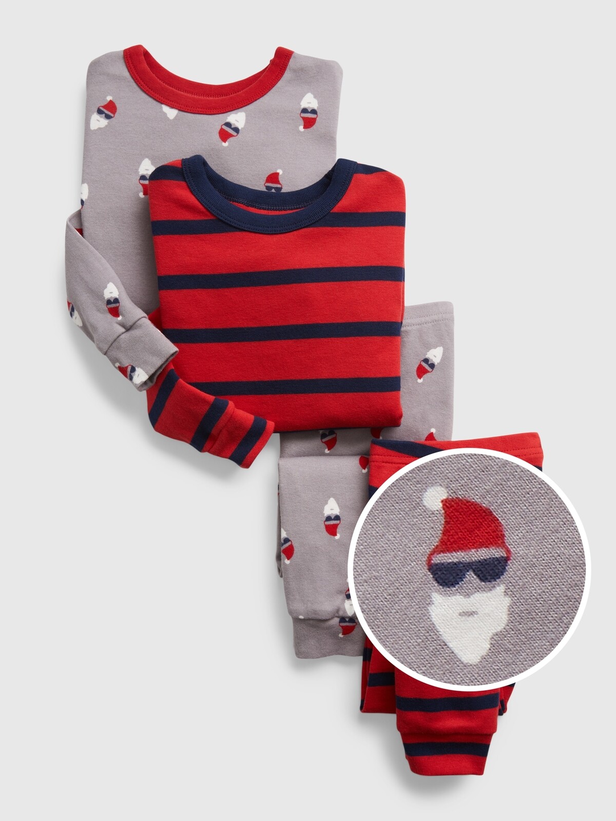 GAP Dětská pyžama Santa, 2 ks - kluci