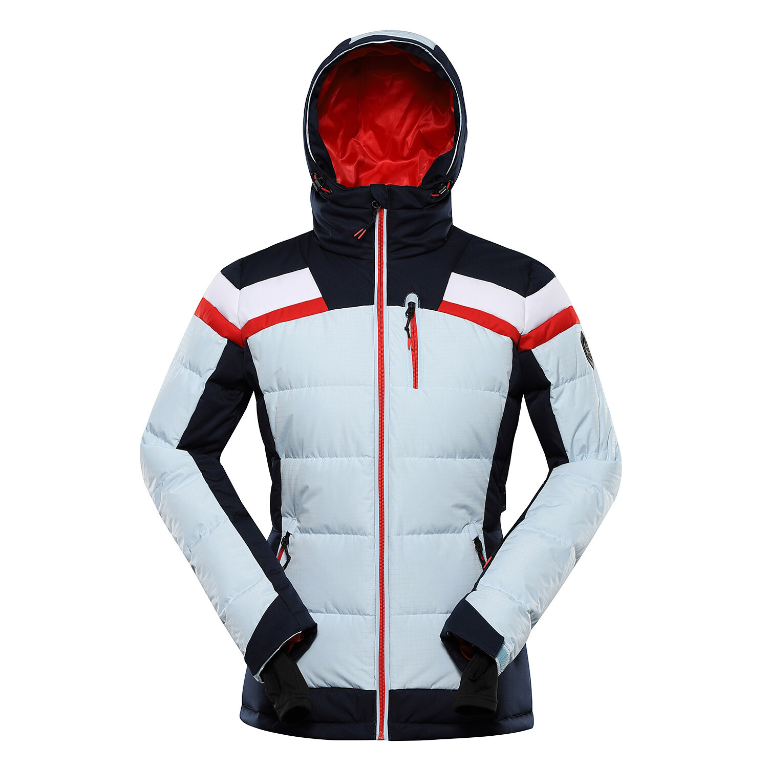 Dámská péřová lyžařská bunda s membránou ptx ALPINE PRO FERERA nantucket breeze
