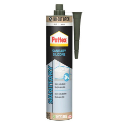 PATTEX Sanitární silikon, bílý, 280 ml