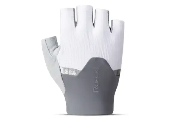 Roeckl Imatra 2 cyklistické rukavice Sharkskin/White vel. 10