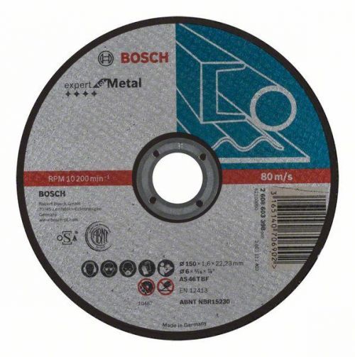 Dělicí kotouč rovný Expert for Metal - AS 46 T BF, 150 mm, 1,6 mm - 3165140706902 BOSCH