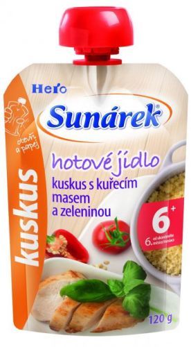 Sunárek Meal Pouch - Kuskus s kuřecím masem a zeleninou