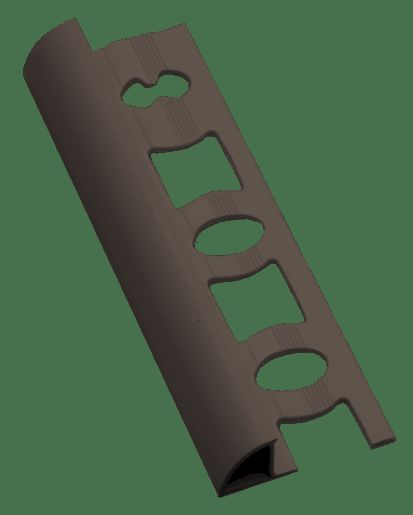 Lišta ukončovací oblá PVC bronz, 10 mm, 250 cm L1025021