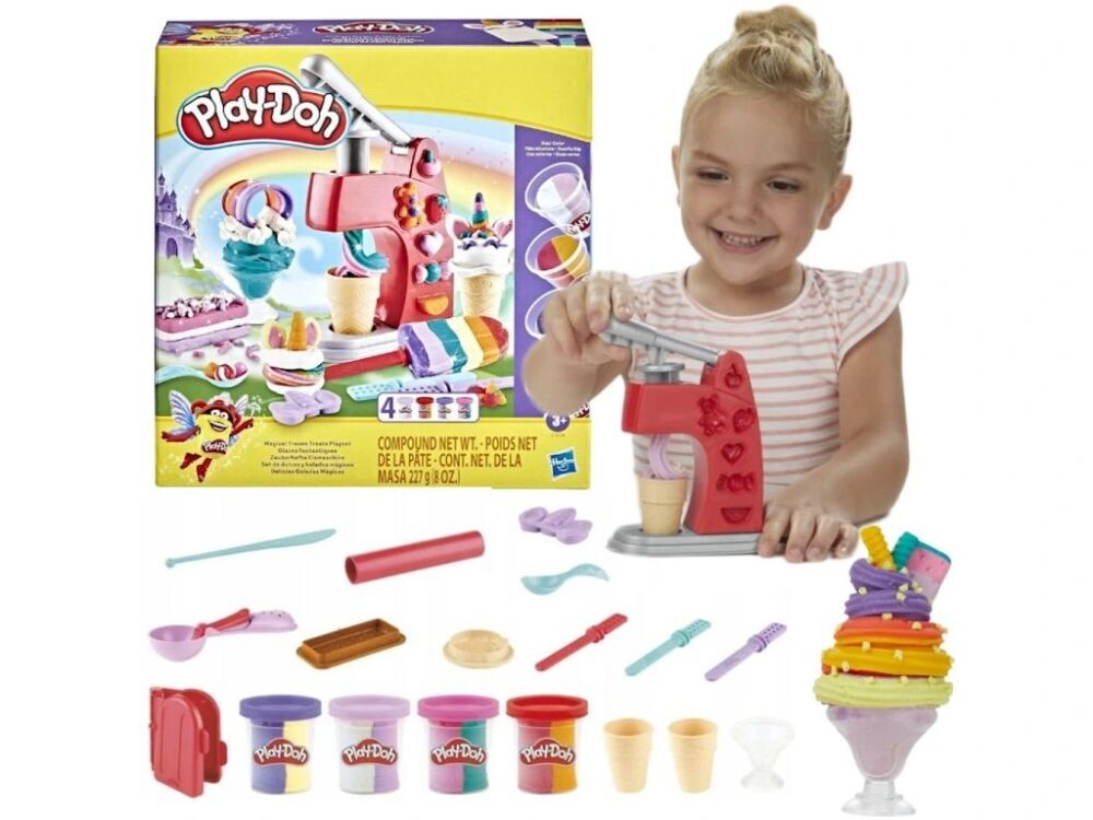 Hasbro Play-Doh Magický zmrzlinářský jednorožec