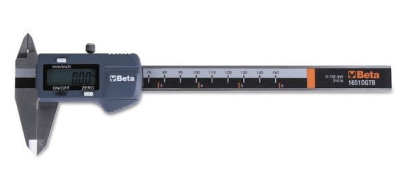Beta tools Digitální posuvné měřítko, 150mm, 1651dgtb/150