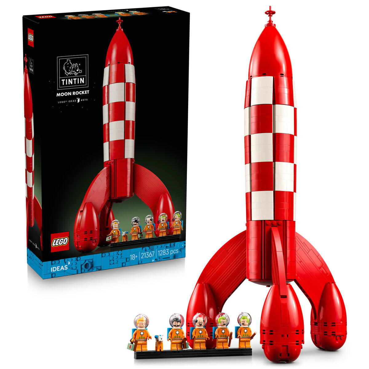 LEGO® Ideas 21367 Tintin® a raketa na Měsíc