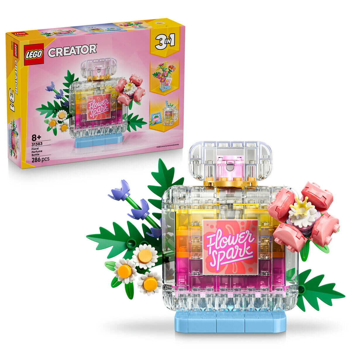LEGO® Creator 3v1 31383 Parfém s ozdobnými květinami