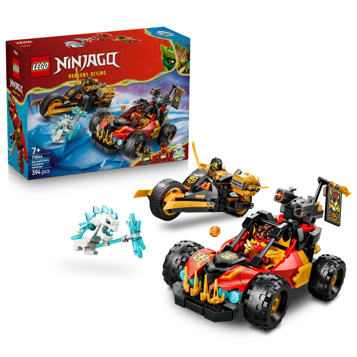 LEGO® NINJAGO® 71864 Kombinovatelná vozidla Kaie a Colea