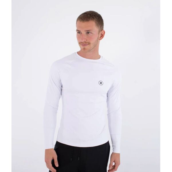Lycra Hurley Rash Slim Fit Icon Circle L - Bílá - L