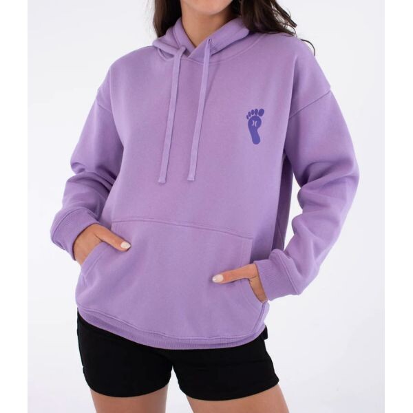 Mikina Hurley Big Foot Creek Hoodie Wms - Fialová - L