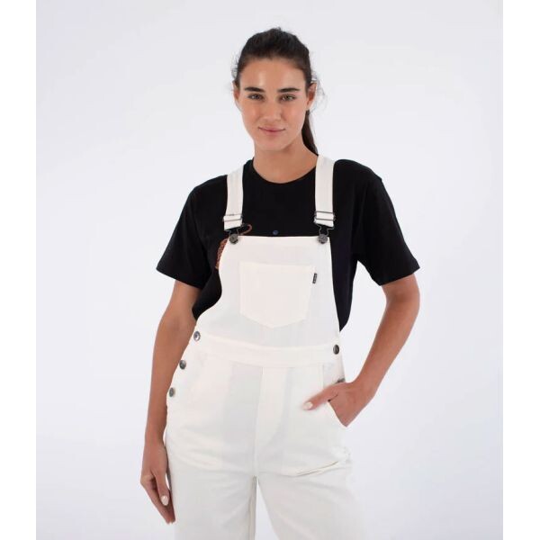 Lacláče Hurley Worker Jumpsuit Long Wms - Bílá - L