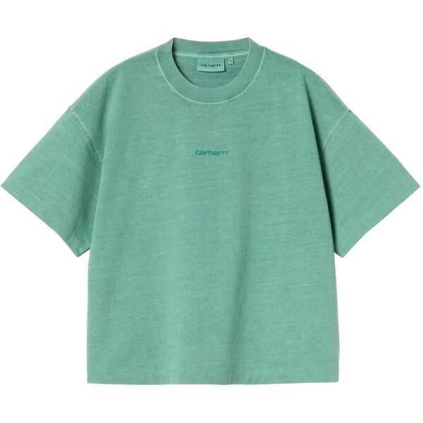 Triko Carhartt Wip Benton S/S Wms - Zelená - L