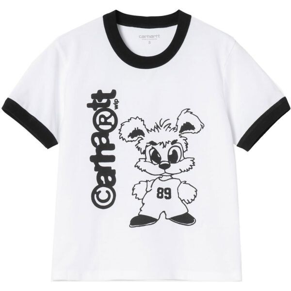 Triko Carhartt Wip Ip Ringer S/S Wms - Bílá - S