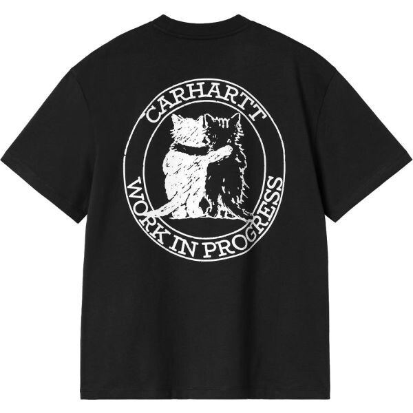 Triko Carhartt Wip Hugging Cats S/S Wms - Černá - L
