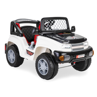 Auto jeep elektrické bílé Panther na baterie