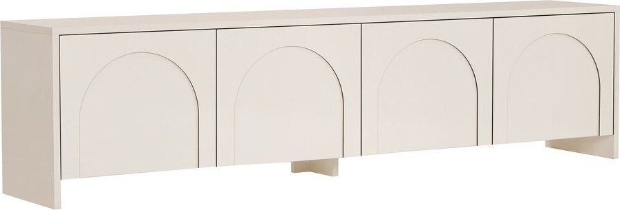 Krémový TV stolek 180x45x32 cm Aurelia – Kalune Design