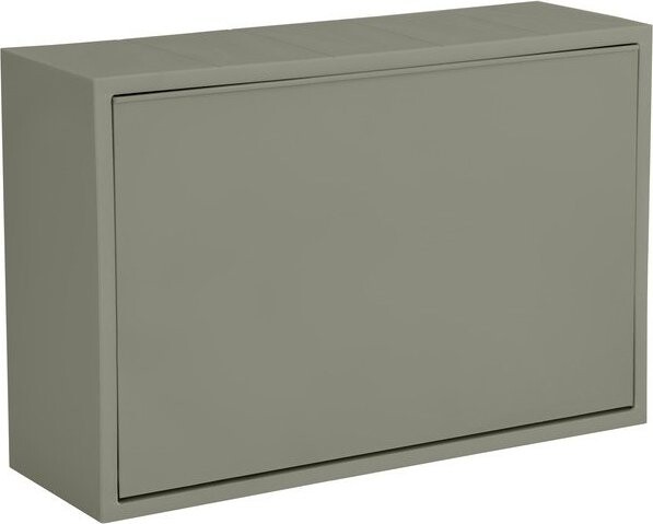 Šedozelený nástěnný odpadkový koš z recyklovaného plastu Mini Box – ReCollector
