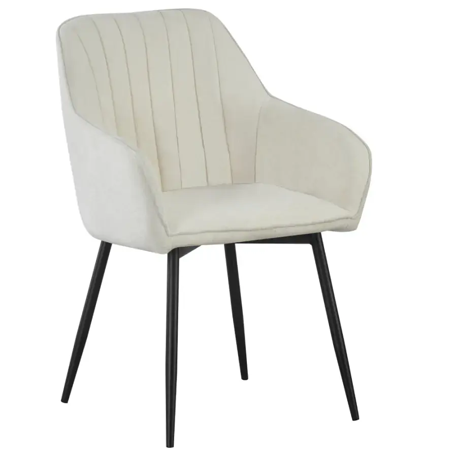 Tempo Kondela Designové křeslo VAJRO - krémová/černá