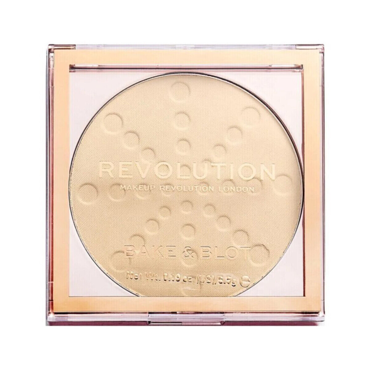 Makeup Revolution  Baking and Finishing Powder Bake   Blot - Banana Light  Žlutá