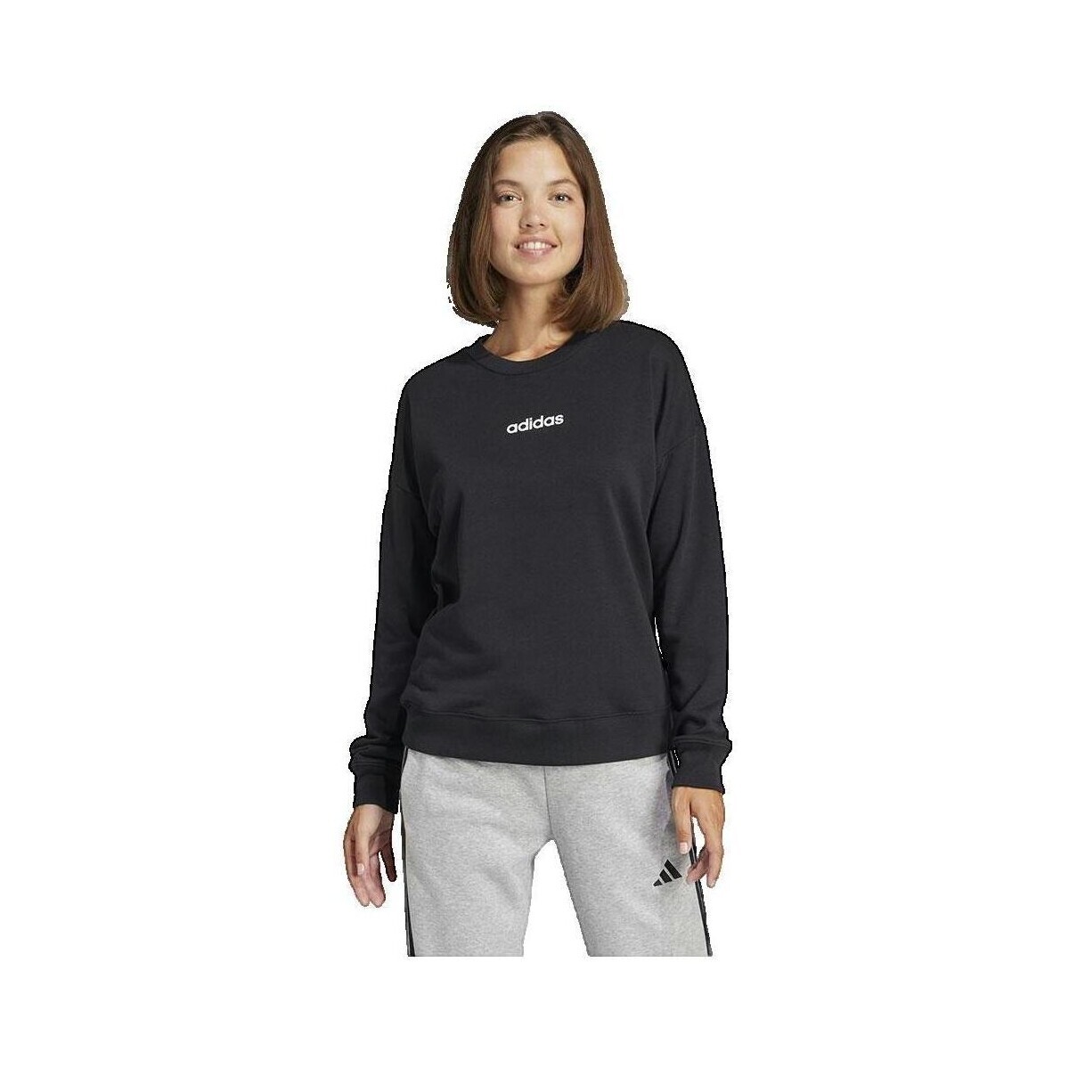 adidas  Sweat  Essentials Linear pour Femme  Šedá