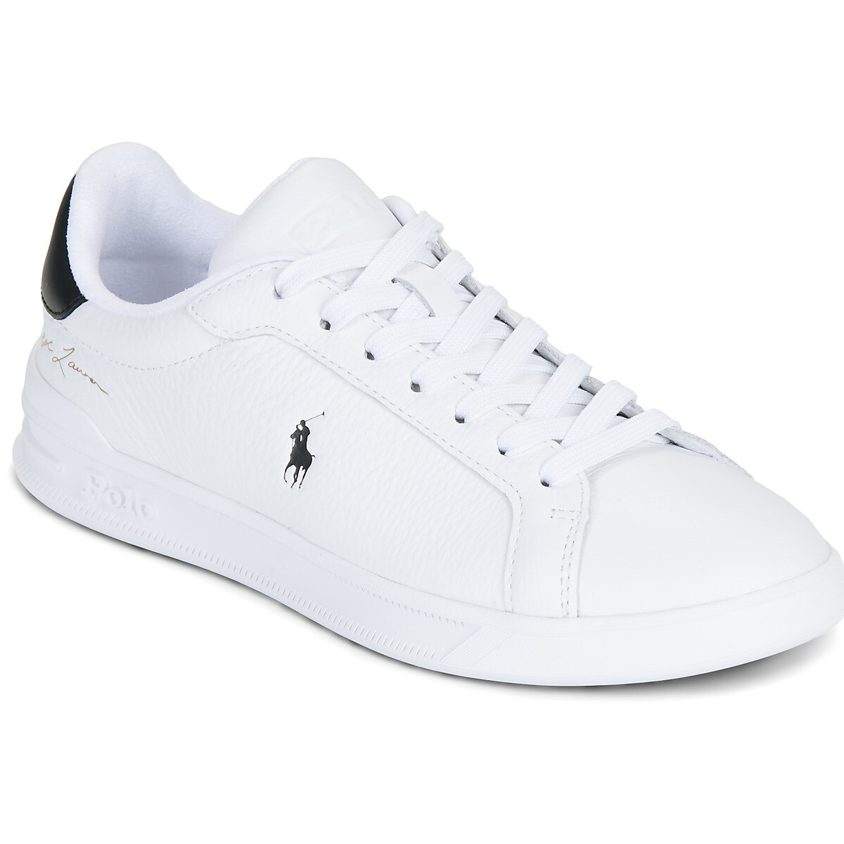 Polo Ralph Lauren  HERITAGE COURT SIG-SNEAKERS-LOW TOP LACE  Bílá